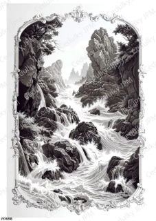 Rýžový a Soft  papír  A4 pro decoupage- R0958
