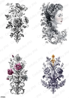 Rýžový a Soft  papír  A4 pro decoupage- R0961
