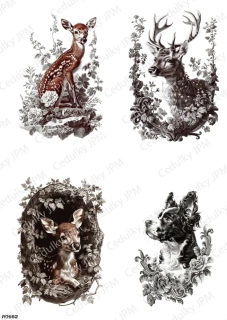 Rýžový a Soft  papír  A4 pro decoupage- R0962