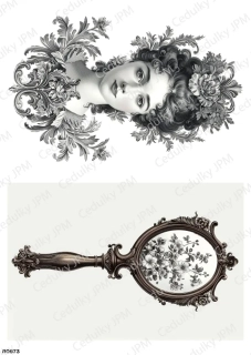 Rýžový a Soft  papír  A4 pro decoupage- R0973