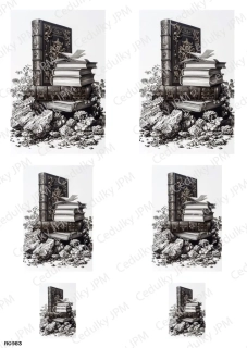 Rýžový a Soft  papír  A4 pro decoupage- R0983