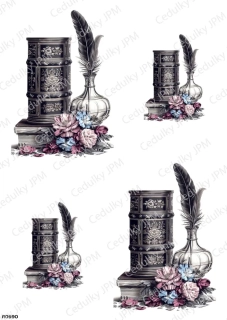 Rýžový a Soft  papír  A4 pro decoupage- R0990