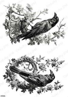 Rýžový a Soft  papír  A4 pro decoupage- R0991