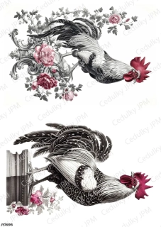 Rýžový a Soft  papír  A4 pro decoupage- R0995