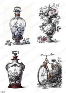 Rýžový a Soft  papír  A4 pro decoupage- R01005