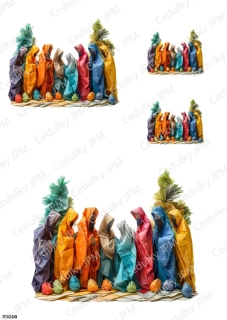 Rýžový a Soft  papír  A4 pro decoupage- R01016