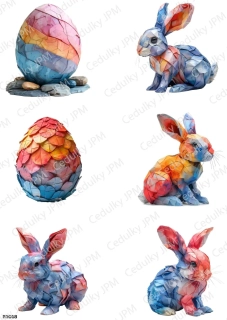 Rýžový a Soft  papír  A4 pro decoupage- R01018