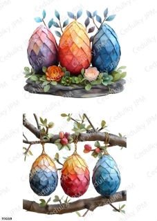 Rýžový a Soft  papír  A4 pro decoupage- R01019
