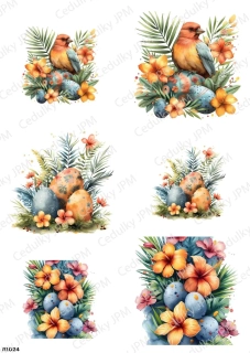 Rýžový a Soft  papír  A4 pro decoupage- R01024