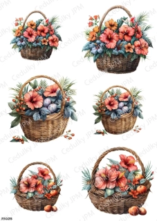 Rýžový a Soft  papír  A4 pro decoupage- R01025