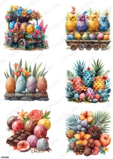 Rýžový a Soft papír A4 pro decoupage- R01028