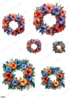 Rýžový a Soft  papír  A4 pro decoupage- R01031