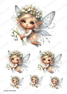 Rýžový a Soft  papír  A4 pro decoupage- R01032