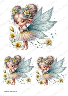 Rýžový a Soft  papír  A4 pro decoupage- R01033