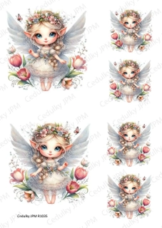 Rýžový a Soft  papír  A4 pro decoupage- R01035