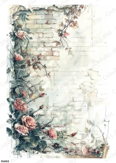 Rýžový a Soft  papír  A4 pro decoupage- R01053