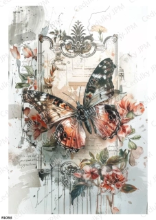 Rýžový a Soft  papír  A4 pro decoupage- R01056