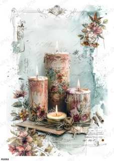 Rýžový a Soft  papír  A4 pro decoupage- R01058