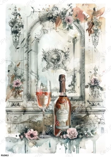 Rýžový a Soft  papír  A4 pro decoupage- R01060