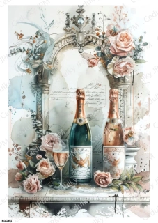 Rýžový a Soft  papír  A4 pro decoupage- R01061