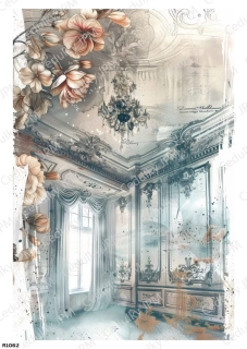 Rýžový a Soft  papír  A4 pro decoupage- R01062