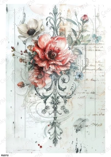 Rýžový a Soft papír A4 pro decoupage- R01078