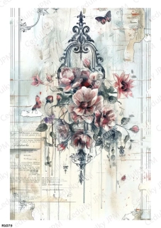 Rýžový a Soft papír A4 pro decoupage- R01079