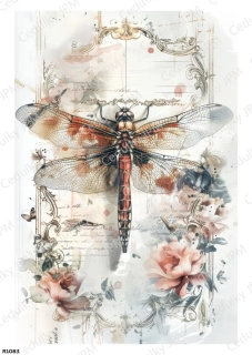 Rýžový a Soft papír A4 pro decoupage- R01083