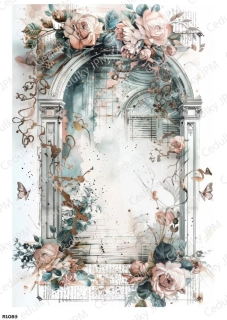 Rýžový a Soft papír A4 pro decoupage- R01089