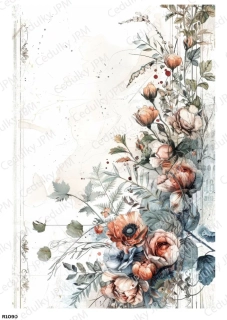 Rýžový a Soft papír A4 pro decoupage- R01090