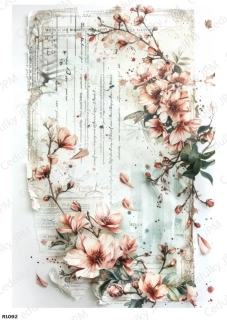Rýžový a Soft papír A4 pro decoupage- R01092