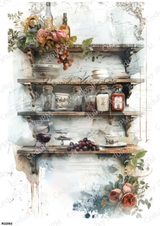 Rýžový a Soft papír A4 pro decoupage- R01096