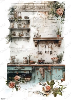 Rýžový a Soft papír A4 pro decoupage- R01097