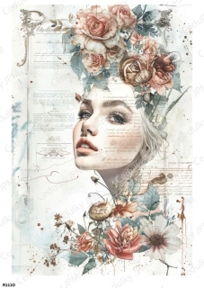 Rýžový a Soft papír A4 pro decoupage- R01110