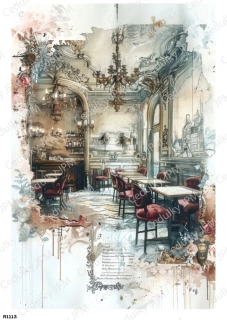 Rýžový a Soft papír A4 pro decoupage- R01113