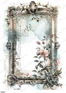 Rýžový a Soft  papír  A4 pro decoupage- R01115