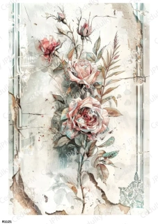 Rýžový a Soft  papír  A4 pro decoupage- R01121