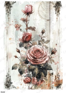 Rýžový a Soft  papír  A4 pro decoupage- R01122