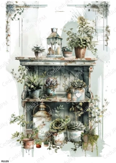Rýžový a Soft  papír  A4 pro decoupage- R01125