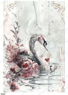 Rýžový a Soft  papír  A4 pro decoupage- R01129