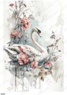 Rýžový a Soft  papír  A4 pro decoupage- R01131
