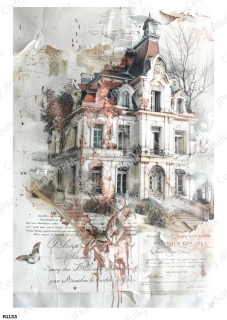 Rýžový a Soft  papír  A4 pro decoupage- R01133