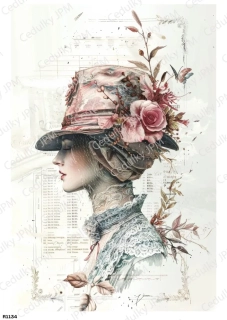 Rýžový a Soft  papír  A4 pro decoupage- R01134