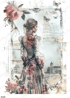 Rýžový a Soft papír A4 pro decoupage- R01136