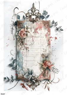 Rýžový a Soft papír A4 pro decoupage- R01137