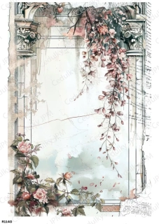 Rýžový a Soft papír A4 pro decoupage- R01140