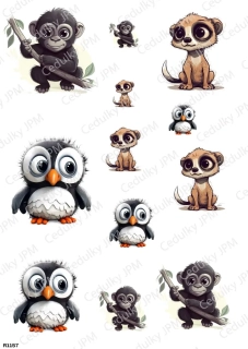 Rýžový a Soft  papír  A4 pro decoupage- R01157