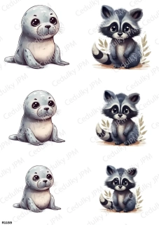 Rýžový a Soft  papír  A4 pro decoupage- R01159