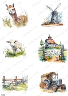Rýžový a Soft  papír  A4 pro decoupage- R01166