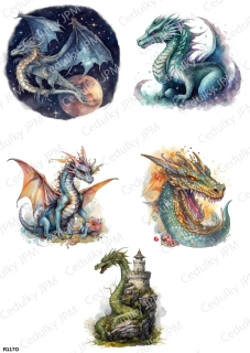 Rýžový a Soft  papír  A4 pro decoupage- R01170